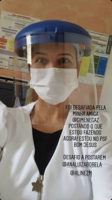 Dra. Mírian Fagundes, esposa do deputado Federal Zé Vitor, é uma das profissionais da saúde que está no “campo de batalha”. Ela está onde o nosso medo não nos permite chegar.