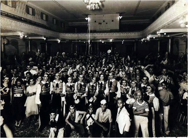 Grito de carnaval no Uberlândia Clube, década de 1960. Foto: Divulgação 