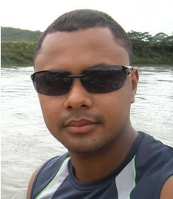 Bombeiros de Caldas Novas estão à procura do araguarino Wesley Luís Silva Alves, que desapareceu ao se afogar no rio Corumbá. Foto: Reprodução/Facebook
