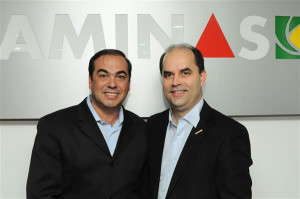 Presidente da Acia, Sílvio Presley; ao lado do novo presidente da Federaminas, Emílio Parolini. Foto: Arquivo Acia