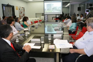 O grupo veio a convite do Colégio Nacional e teve reuniões com a Universidade Federal de Uberlândia e com outras instituições. Foto: Daniel Nunes/SECOM/PMU