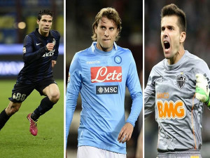 Victor, Hernanes e Henrique ganham uma vaga na busca pelo hexa. Fotos: Divulgação