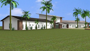 Maquete da futura sede Casa Lázaro. Foto: Divulgação