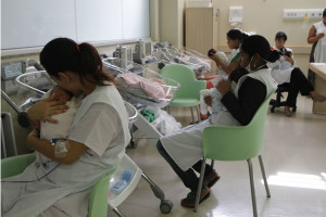 A nova etapa de trabalho tem como foco a saúde da mulher e o parto natural. Foto: Beto Oliveira/SECOM/PMU