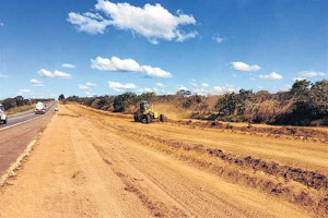 MGO Rodovias, vencedora da licitação de concessão da BR-050, inicia obras em duas frentes no trecho da rodovia em Goiás. Foto: Divulgação