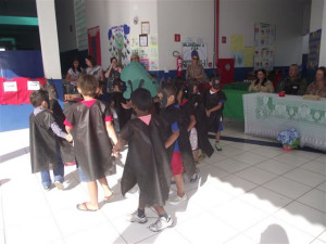Importância do meio ambiente é protagonizada por alunos de creches e escolas municipais. Foto: Gazeta do Triângulo