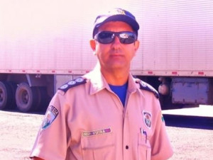 Inspetor Vieira, da PRF, informou que os bandidos conseguiram fugir. Foto: Divulgação