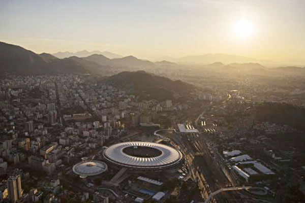 Brasil é a primeiro país anfitrião a não disputar uma partida no principal estádio do mundial. Foto: Divulgação