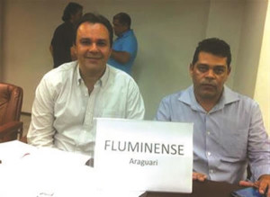 Carlos Barbosa e Marcelo Oliveira no arbitral realizado ontem. Foto: Divulgação