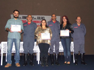 Empresas que contribuem para a excelente atuação da corporação foram homenageadas. Foto: Gazeta do Triângulo