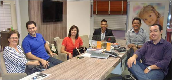 Alguns lojistas do Núcleo AD