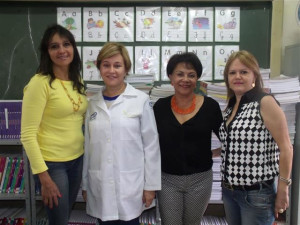 Simône Ferreira da Silva, Selma Rocha Santos, Marolina Maria Monteiro Mello e Neide Rocha. Foto: Gazeta do Triângulo