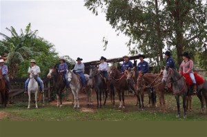 Os cavaleiros iniciam a viagem às 7 horas deste sábado, 2, no bairro Industrial. Foto: Divulgação