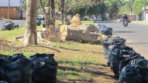 Avenida Maria Abadia da Costa na tarde desta sexta-feira. Foto: Gazeta do Triângulo