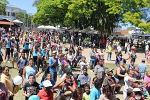 Mais de três mil pessoas compareceram ao evento na praça Getúlio Vargas. Foto: Divulgação