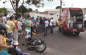 Perigos do trânsito: acidentes envolvendo motociclistas ocupam primeiro  lugar em atendimento dos bombeiros. Foto: Arquivo