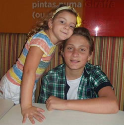 Luiz Felipe Cafrune e Giovanna Cafrune