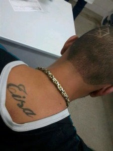 Suspeito capturado pelos militares do 53º BPM. Foto: Divulgação