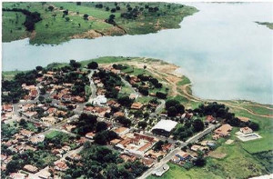 Visão panorâmica da cidade de Grupiara. Foto: Arquivo