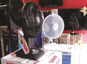 Consumidor araguarino tem optado por produtos acessíveis como é o caso de ventiladores. Foto: Divulgação