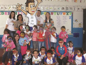 Crianças participaram de aula diferente na manhã desta quarta-feira. Foto: Gazeta do Triângulo