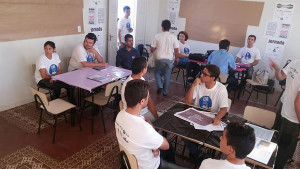 Quatro grupos formados apresentaram soluções a problemas sobre sustentabilidade. Foto: Divulgação