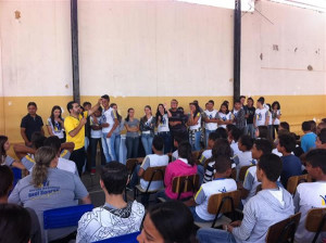Escolas recebem vereadores em palestra do projeto Câmara Jovem. Foto: Divulgação