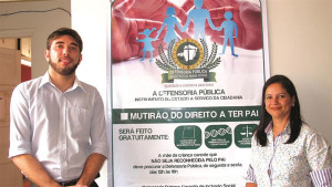 Defensores públicos: Augusto Fernandes e Vanessa Moreira Alves. Fonte: Gazeta do Triângulo