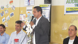 Os alunos do 9ºb foram os protagonistas da ação, que tem contado com a parceria dos representantes do Legislativo. Foto: Divulgação