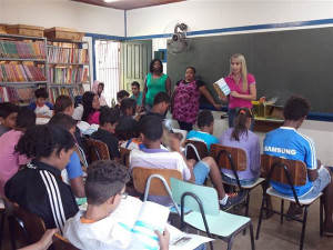 Palestra contou com a participação de alunos do 6º ao 9º ano.Foto: Divulgação