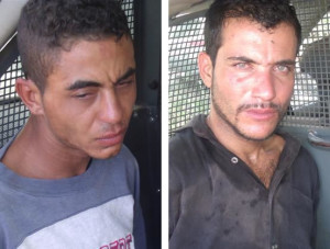 Dois jovens foram capturados junto com uma adolescente. Foto: Gazeta do Triângulo
