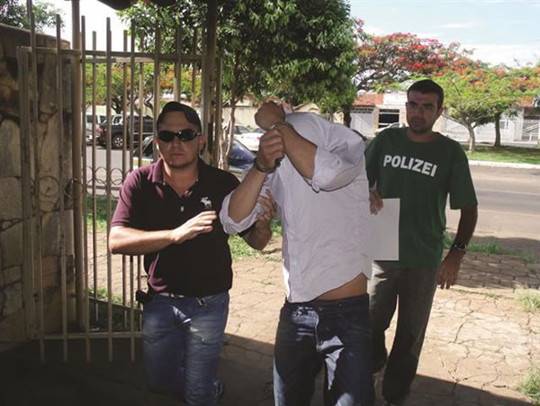 Nélio ao se apresentar na 4ª DRPC. Foto: Gazeta do Triângulo