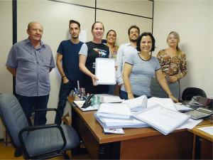 Funcionários da Fundação Araguarina de Educação e Cultura. Foto: Divulgação