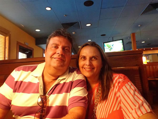 Luciano Henriques de Pinho e esposa