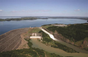 A Usina Hidrelétrica de Emborcação opera atualmente em baixa capacidade. Foto: Divulgação