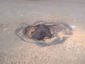 População reclama da manutenção realizada em várias ruas de Araguari. Foto: Divulgação