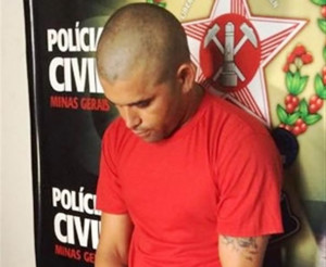 Diego foi levado ao presídio de Uberlândia. Foto: Divulgação