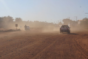 Obras do trecho de saída para Indianópolis continuam paralisadas. Foto: Gazeta do Triângulo 