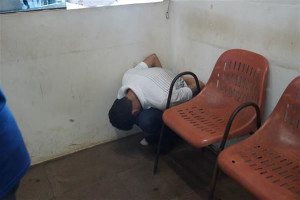 Suspeito capturado ontem pela Polícia Militar