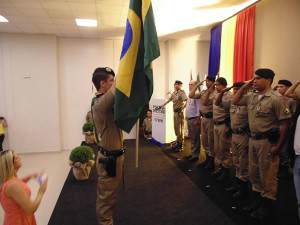 Evento contou com a participação de oficiais e autoridades do município e região. Foto: Divulgação
