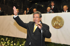 Luiz Humberto toma posse como deputado pela quinta vez. Foto: Alair Vieira/ALMG