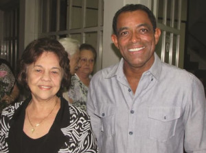 Presidente e vice presidente da Academia de Letras. Foto: Divulgação