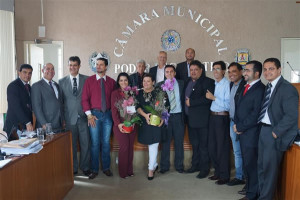 No plenário, as vereadoras Eunice Mendes e Virginia Alcântara foram homenageadas representando todas as mulheres araguarinas. Foto: ASCOM/ Divulgação