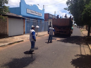 Operação tapa-buracos avança em ruas do município nesta semana. Foto: Divulgação