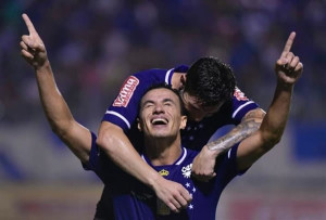 Leandro Damião tem um gol a mais do que Luiz Eduardo, atacante da Caldense que tem seis tentos assinalados no Mineiro. Foto: Divulgação