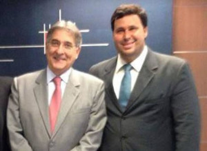 Prefeito Raul Belém foi recebido ontem no Palácio Tiradentes pelo governador Fernando Pimentel. Foto: Divulgação