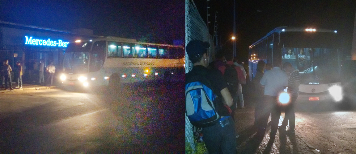 Alunos tiveram que esperar chegada de outro veículo para seguir caminho