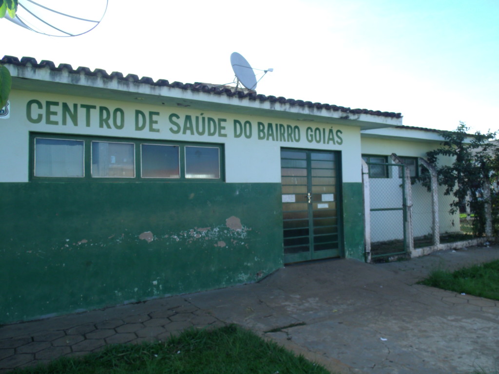Posto de saúde do bairro Goiás, responsável pela atenção primária de toda uma região da cidade
