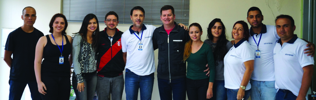 Equipe Gazeta do Triângulo com o jornalista Renato Peters 