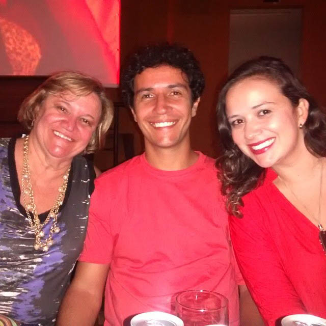 Sandra Salomão, André e Joana Salomão Gomes